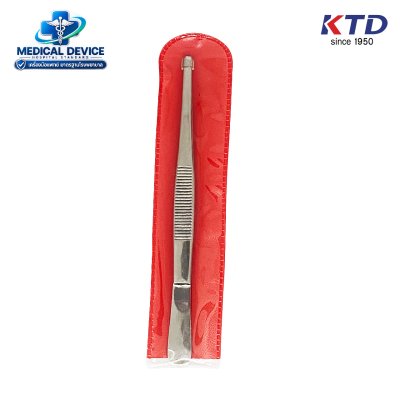 ปากคีบทางการแพทย์    แบบไม่มีเขี้ยว (Dressing forceps)