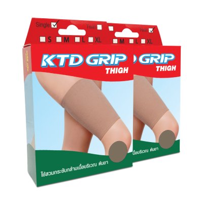 KTD GRIP THIGH กล่องแพคเดี่ยวและแพคคู่ ขนาด: S/M/L