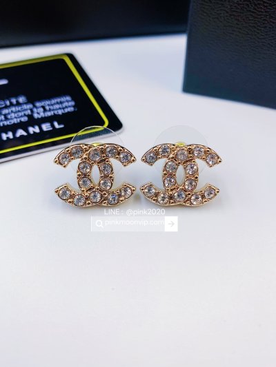 E0003 ต่างหู Cha เพชร 1.5cm.