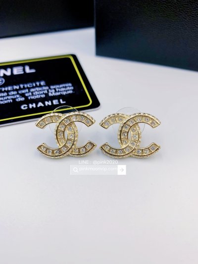 E0001 ต่างหู Cha เพชร 2cm.