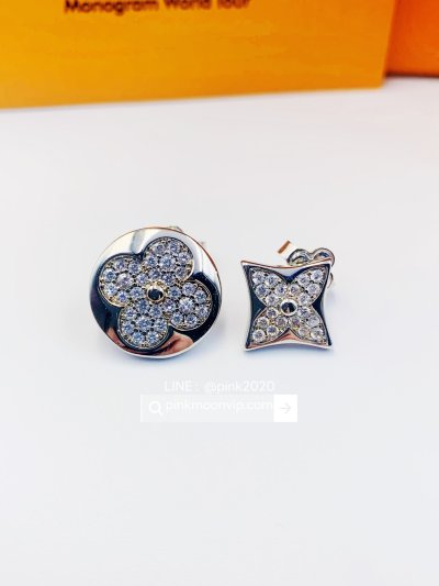 E0018เงิน ต่างหู LV