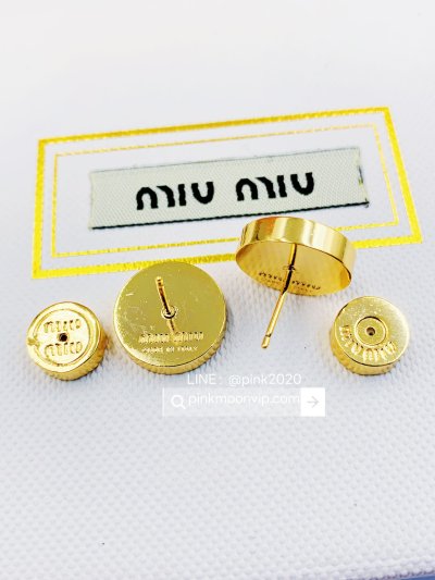 E0016ดำ	ต่างหู Miu