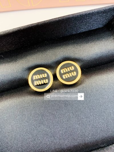 E0016ดำ	ต่างหู Miu