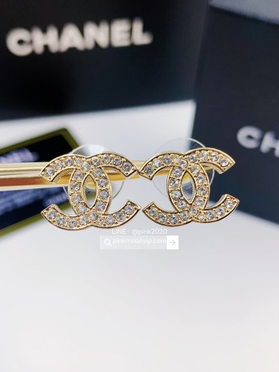 VVE0001ทองอ่อน ต่างหู Cha 1.5cm.