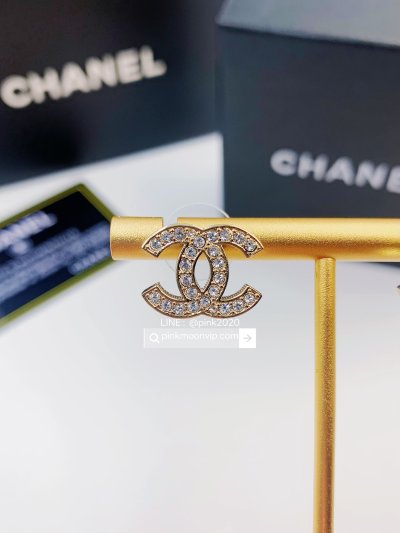 VVE0001ทองอ่อน ต่างหู Cha 1.5cm.