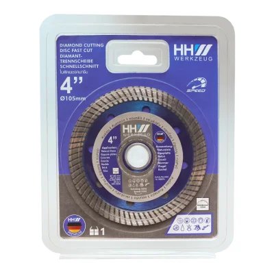 HHW ใบตัดเพชรเทอร์โบ ฟาสท์คัท / DIAMOND CUTTING DISC FAST CUT TURBO