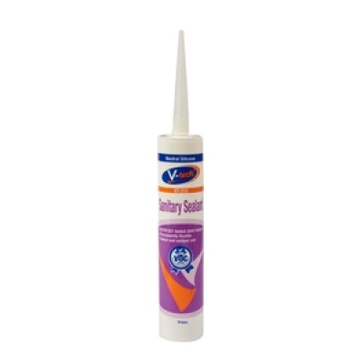 V-tech VT-212 ซิลิโคนสีขาว (กันเชื้อรา) ไม่มีกรด