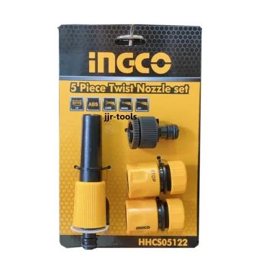 INGCO ชุดข้อต่อสายยาง ขนาด1/2" 5 ชิ้น HHCS05122