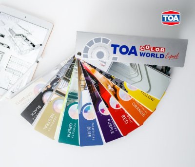 TOA SUPER-SH สีน้ำอะคริลิก เบสสีชนิดกึ่งเงา (สามารถผสมสีตามเบอร์ของ TOA ได้ทุกเบอร์)