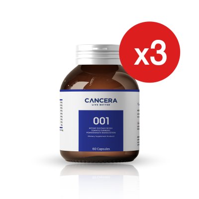 (1 กระปุก 60 แคปซูล) CANCERA 001 สารสกัดเห็ดไมตาเกะ