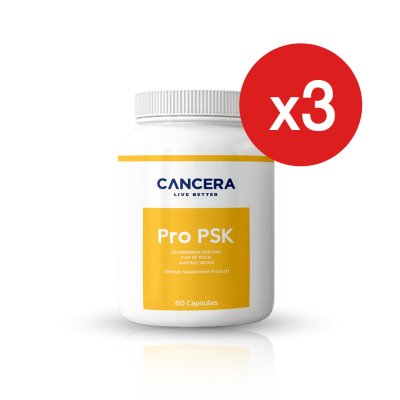 (1 กระปุก 60 แคปซูล) CANCERA Pro PSK สูตรรวมเห็ด 5 ชนิด