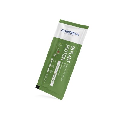 (1 กล่อง 10 ซอง) CANCERA SB Plant Protein เสริมโภชนาการ โปรตีนจากพืชสาหร่ายสไปรูลิน่า