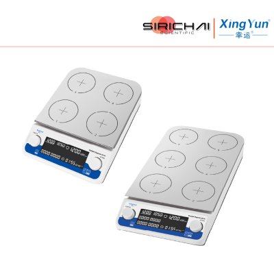 Multiple Magnetic Stirrer With Heating - XYMHS4Pro / XYMHS6Pro