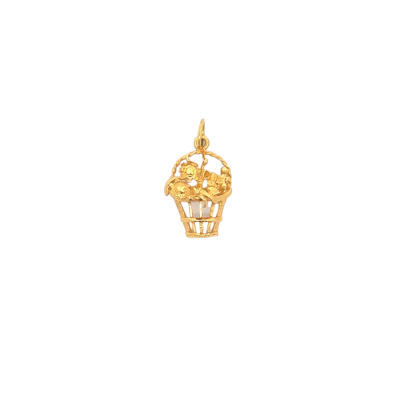 Flower Basket Pendant