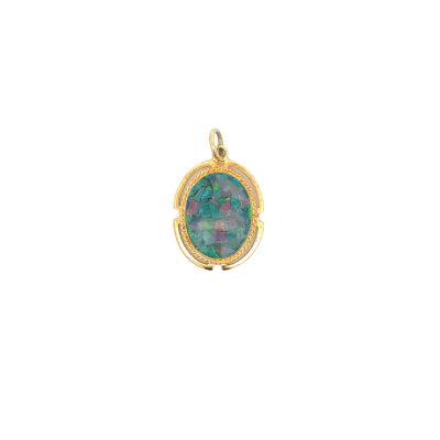 Opal Mosaic Pendant