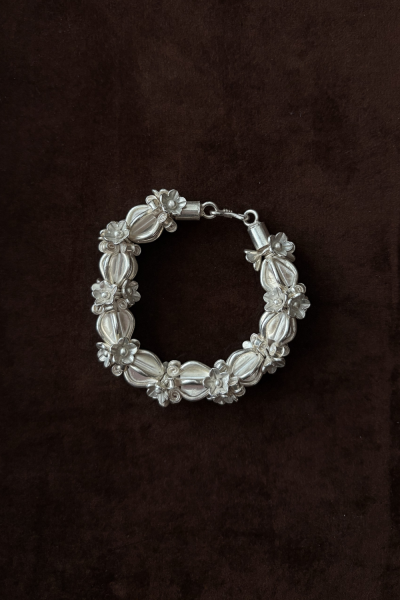 Crown Flower Big Bracelet