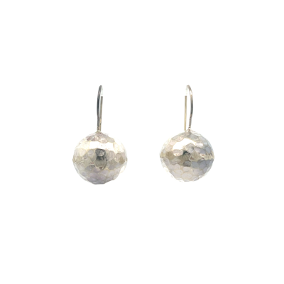 Hammered Ball Earrings (S)