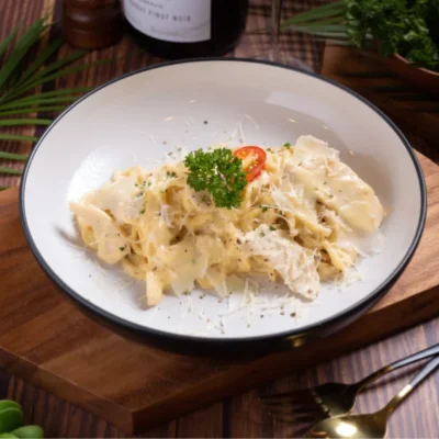 Spaghetti Carbonara Chicken