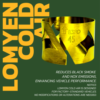 LOMYEN Cold Air Reduces pollution and PM2.5 while enhancing vehicle performance | อุปกรณ์จัดเรียงกระแสลม LOMYEN