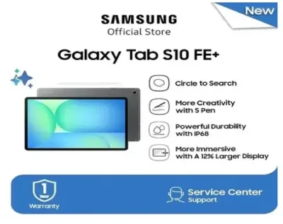 SAMSUNG Galaxy Tab S10 FE+ 12/256 GB (5G) - SPen