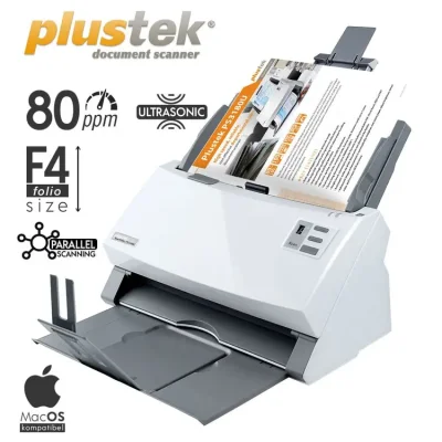 PLUSTEK SCANNER PLUSTEK SMARTOFFICE PS3180U - 80 LEMBAR/MENIT (F4/FOLIO)