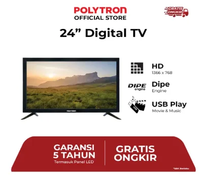 Polytron Digital TV 24 Inch – PLD 24V1853