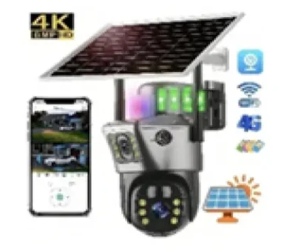 PTZ Camera 8MP 4G with Solar Panel