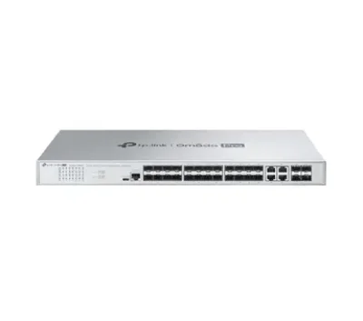 Omada Pro 24-Port SFP L2+ Managed Switch with 4 10GE SFP+ Slots S5500-24F4XF