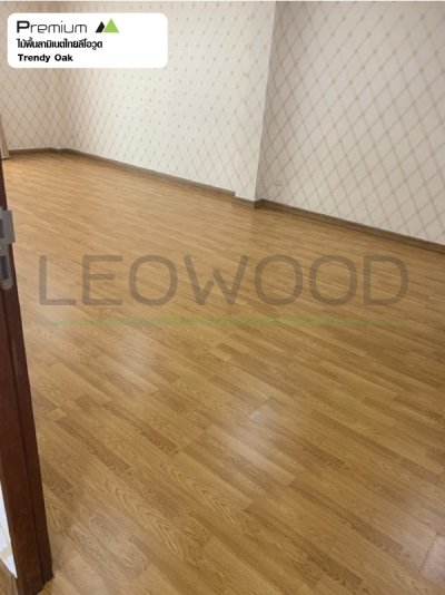 พื้นไม้ลามิเนต สี Trendy Oak