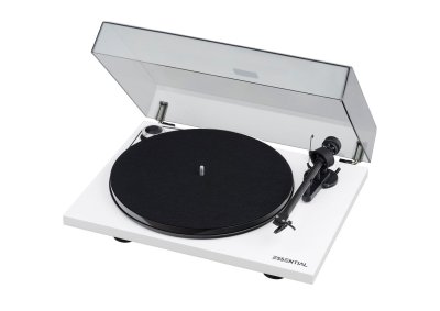 Pro-Ject Essential III Phono (พร้อมหัวเข็ม Ortofon รุ่น OM10) (White) - Wireless Plug & Play Turntable