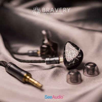 See Audio Bravery หูฟัง 4 ไดรเวอร์ 4BA (Knowles+Sonion)