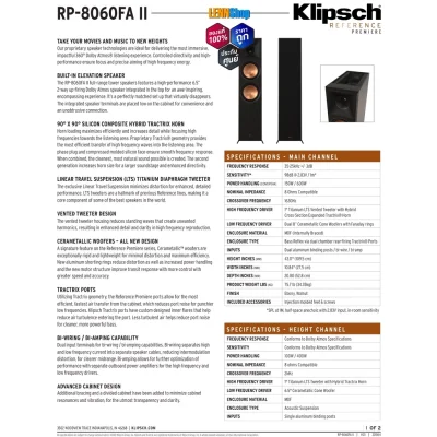 KLIPSCH RP-8060FA