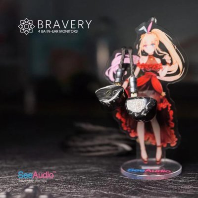 See Audio Bravery หูฟัง 4 ไดรเวอร์ 4BA (Knowles+Sonion)