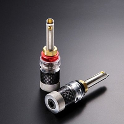 FURUTECH FT-816(R) - Furutech Carbon Finished Speaker Binding Posts (2pcs/set)