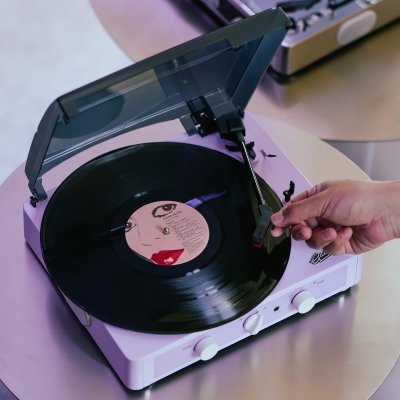 Turntable BRAD RETRO Lilac/Chrome EDITION (TH EXCLUSIVE)