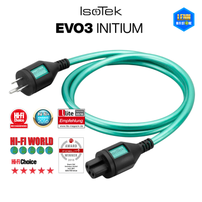 IsoTek : EVO3 INITIUM Power Cable สายไฟเครื่องเสียง / LennShop LennHiFiStore