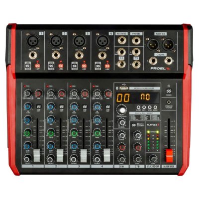 PROEL PLAYMIX8 | มิกเซอร์ อนาล็อก 8 ชาแนล 4 MONO