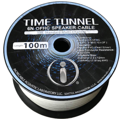 INCRECABLE Time Tunnel TT-1 Speaker Cable 1M