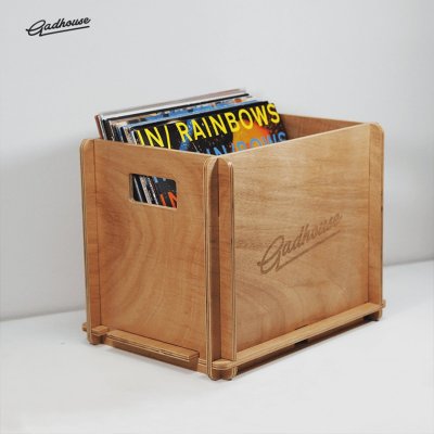 Gadhouse Vinyl Storage Crate ลังไม้เก็บแผ่นเสียงไวนิล
