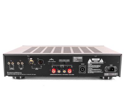 B&W SA-1000 (Black) rack-mount amplifier with built-in subwoofer equalisation