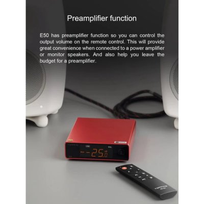 Topping E50 DAC ตั้งโต๊ะรองรับ MQA, Hi-Res