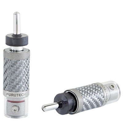 FURUTECH CF-202 NCF(R) - High End Performance Banana connector (Carbon fiber finish) (2pcs/set)