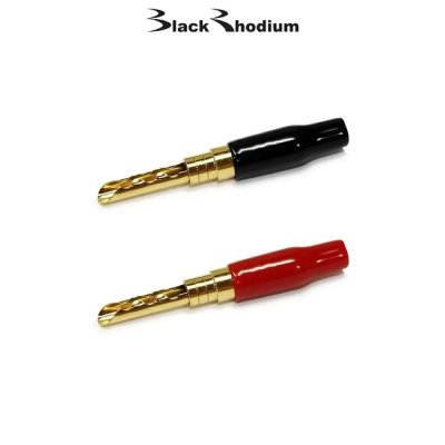 Black Rhodium Gold Plated Z Plug