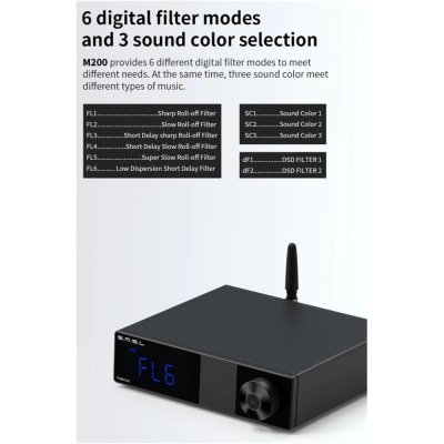 SMSL M200 DAC ตั้งโต๊ะระดับ Hi-Res รองรับ LDAC, UAT