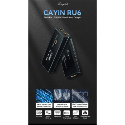 Cayin RU6 DAC&AMP หางหนู 24bit R-2R