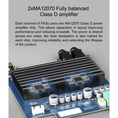 Topping PA3S Amp ตั้งโต๊ะ Merus Class D