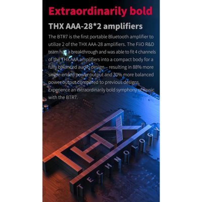 FiiO BTR7 Bluetooth DAC/AMP พกพา รองรับ MQA
