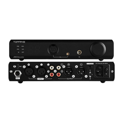 Topping A90 แอมป์หูฟังตั้งโต๊ะกำลังขับสูง