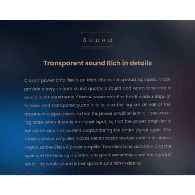 SMSL VMV A1 AMP ตั้งโต๊ะClass A รองรับ Hi-Res