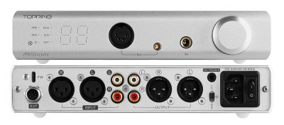 Topping A90 แอมป์หูฟังตั้งโต๊ะกำลังขับสูง